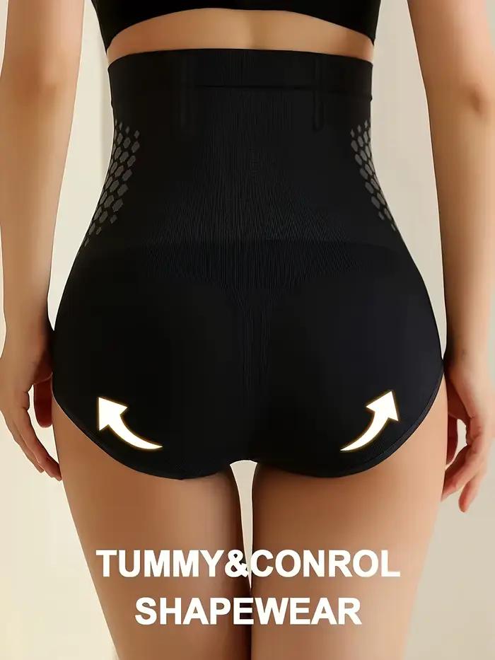 Culotte gainante taille haute pour femme, sans couture, amincissante, respirante et extensible, pour le contrôle du ventre et le remodelage corporel