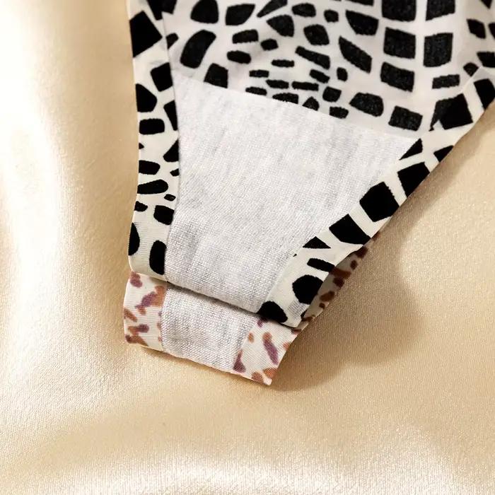 Culotte Léopard Confortable Sans Couture pour Femme, Sous-Vêtement, String, Lingerie Douce