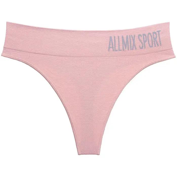Culotte Sexy taille large pour femmes, sous-vêtement de sport, Fitness, taille moyenne et haute, sans couture