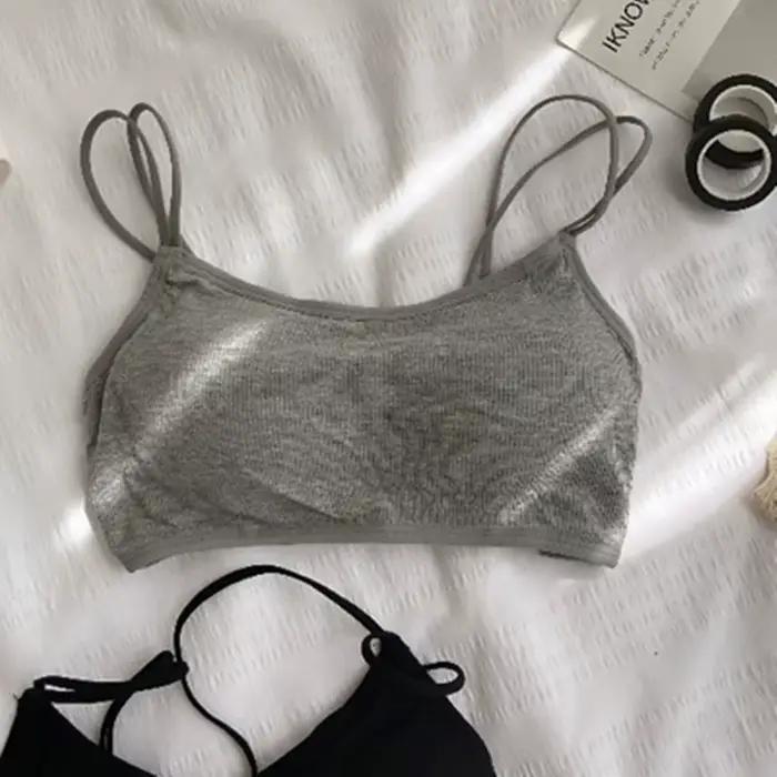 Bralette-Soutien-gorge dos nu pour femme, haut court, bustier tubulaire, push-up sans couture, sans fil, croisé dans le dos, nouveau, 1 pièce