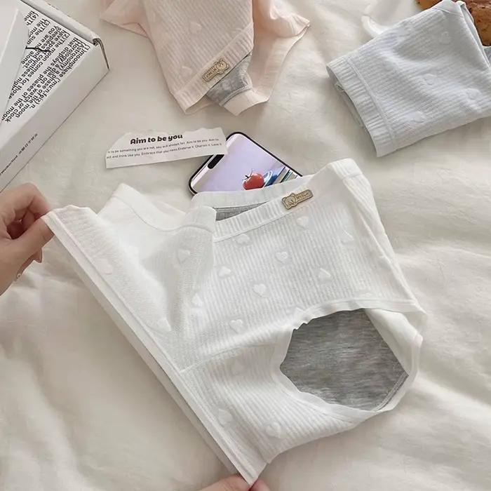 Culottes pour femmes respirantes et anti-fuites, culottes triangulaires pour l'incontinence, lot de culottes en coton pour femmes, sous-vêtements menstruels