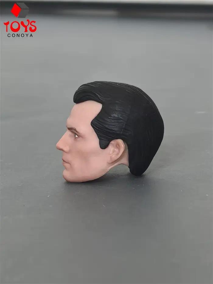 Sculpture de tête Henry Cavil, échelle 1/12, modèle adapté au corps de figurine de soldat masculin solide de 6 pouces