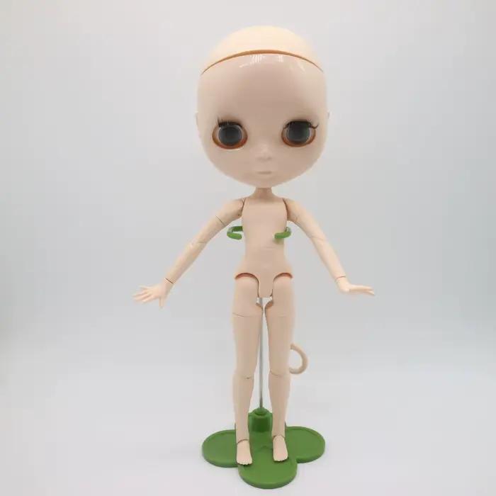 Corps articulé BJD poupée blyth nue, sans cheveux chauves sans maquillage corps de garçon