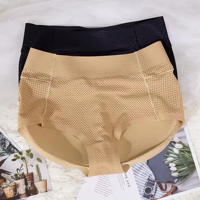 Culotte sculptante rehausse-fesses pour femme, taille mi-haute, avec rembourrage pour fesses artificielles, effet push-up et contrôle du ventre