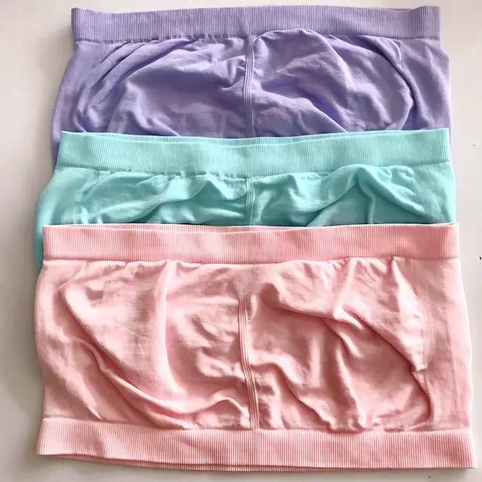 Bandeau Basique Sans Bretelles Invisible pour Couche de Base, Soutien-Gorge à Dos, Sous-Vêtement, 1 Pièce, ws04