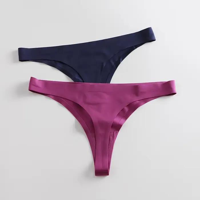 BZEL-Culotte sans couture pour femme, sous-vêtement confortable, doux pour la peau, couleur unie, sexy
