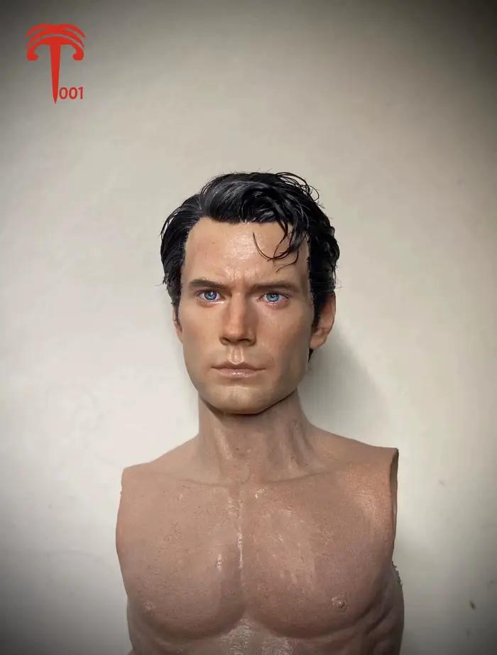 XT001 1/6 Heath Ledger Henry Cavill Joaquin Phoenix Tom Holland Robert Pattinson tête sculpter transplantation de cheveux tête sculpture