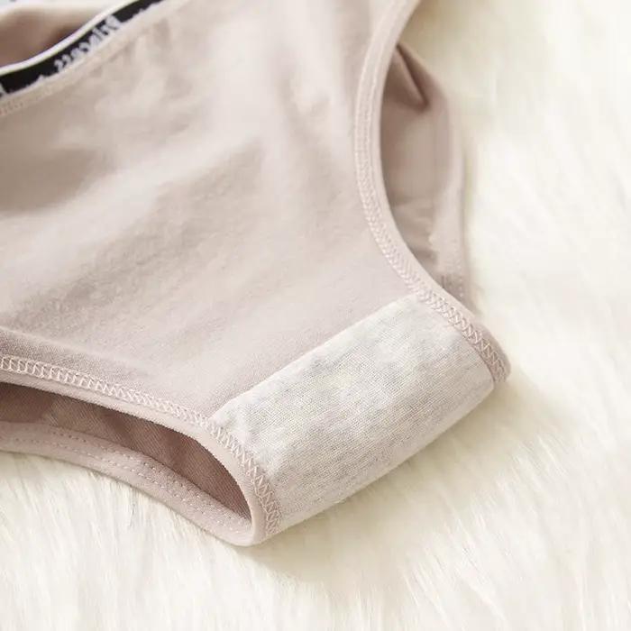 IEUHIA – culottes en coton pour femmes, sous-vêtements à taille moyenne, doux et respirants, slips de dessin animé pour femmes, sous-vêtements féminins, 5 pièces