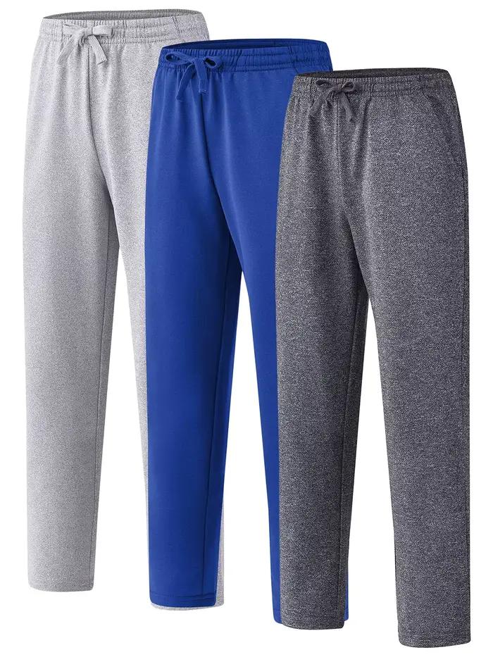 Ensemble de pyjamas pour garçons et filles, pantalon de jogging athlétique pour enfants avec cordon de serrage et poches latérales pour les âges de 6 à 16 ans