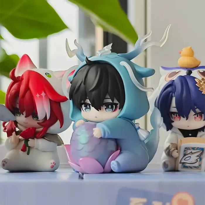 Honkai Star Rail Série Dortoir Garçons Figurine Chibi Boîte Mystère Sunday Produit Officiel Figurine Mignonne à Collectionner Ornement de Bureau