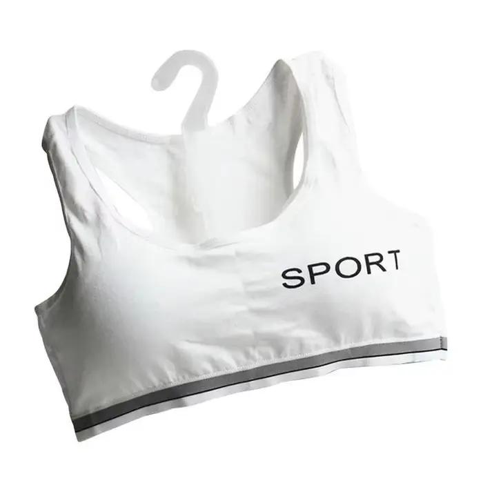 Adolescents étudiant Lingerie brassière Sport jeune fille sous-vêtement confortable soutien-gorge adolescent haut soutiens-gorge vêtements de Sport accessoires