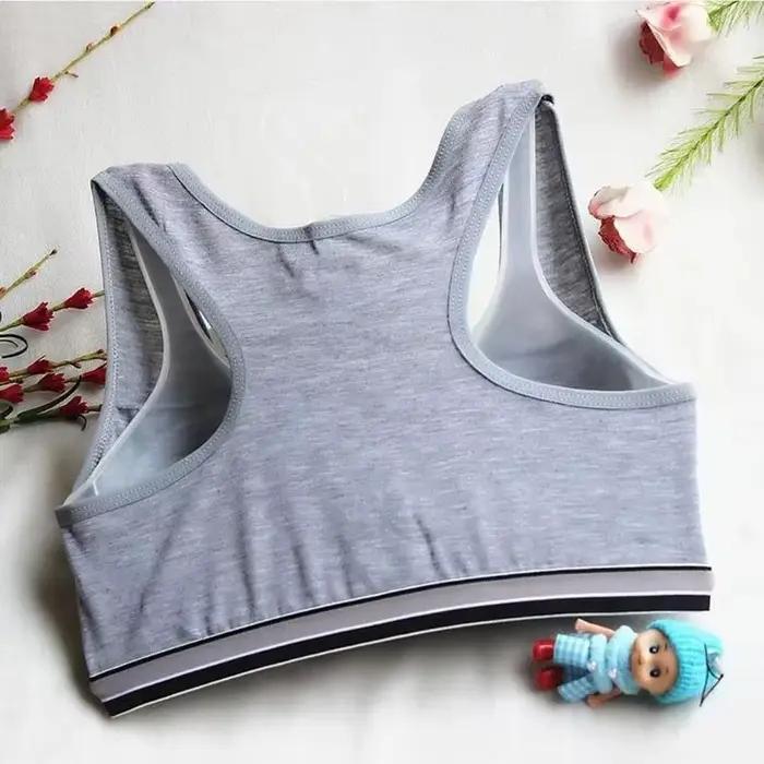 Adolescents étudiant Lingerie brassière Sport jeune fille sous-vêtement confortable soutien-gorge adolescent haut soutiens-gorge vêtements de Sport accessoires