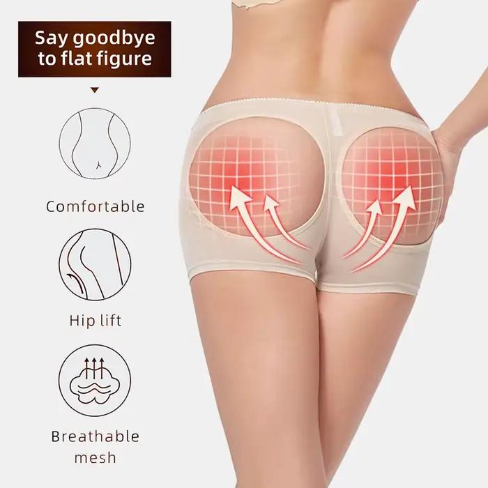 Culotte rehausseur de fesses pour femmes, sous-vêtement de mariage, push-up, fesses, ouvert, hanche