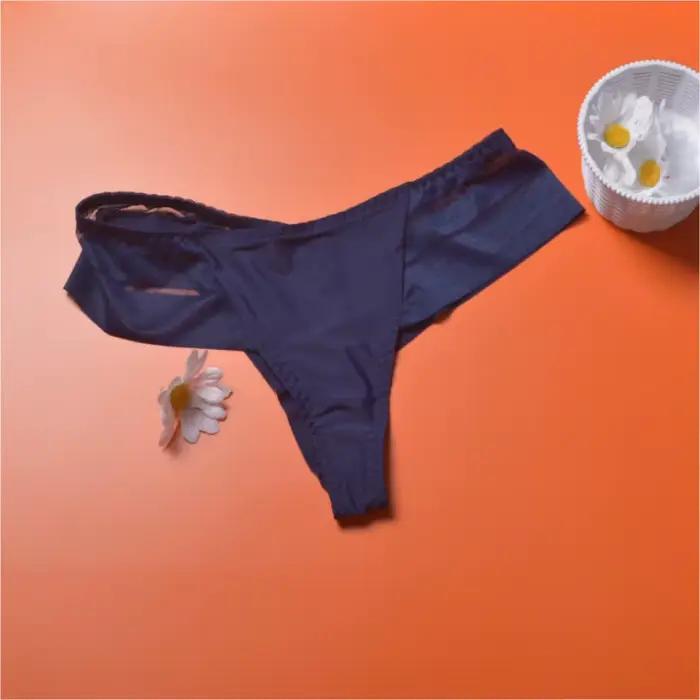 Culotte brésilienne sexy pour femme, string G, sous-vêtement en dentelle, taille basse, M-XL, slip sans couture, InDispensLingerie