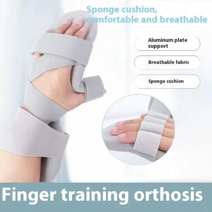 Attelle de main pour AVC, support réglable pour les doigts, attelle de nuit pour la main, soutien orthopédique pour le poignet, arthrite, tendinite, rééducation