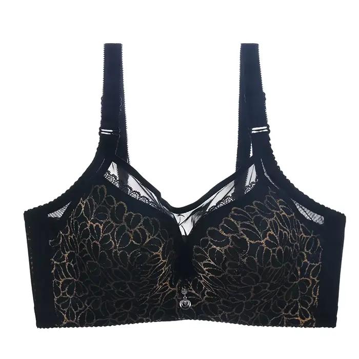 Soutien-gorge sexy grande taille pour femme, bonnets B C D E, tailles 75 80 85 90 95 100 105, en dentelle, super push-up, lingerie haut de gamme