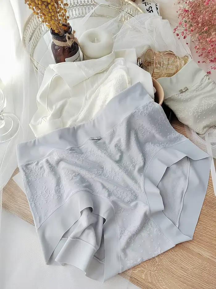 Culotte taille haute grande taille en coton pour femmes, sous-vêtements antibactériens sans couture, nouvelle culotte respirante 2025