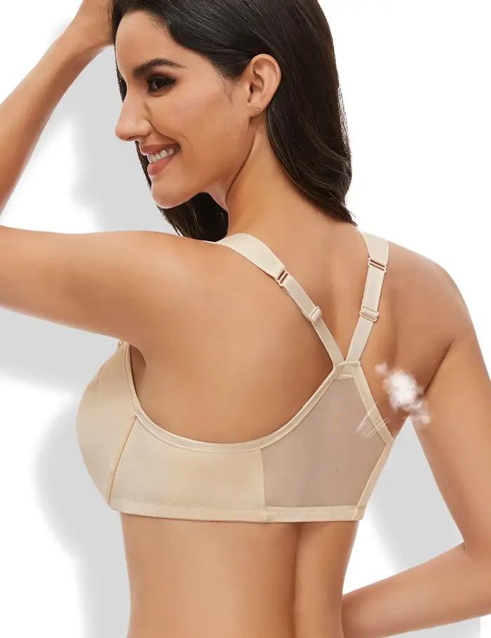 Soutien-gorge Sexy en dentelle pour femmes, fermeture frontale, maille métallique, grande poitrine, été, mince, confortable, Lingerie pour dames, nouvelle collection