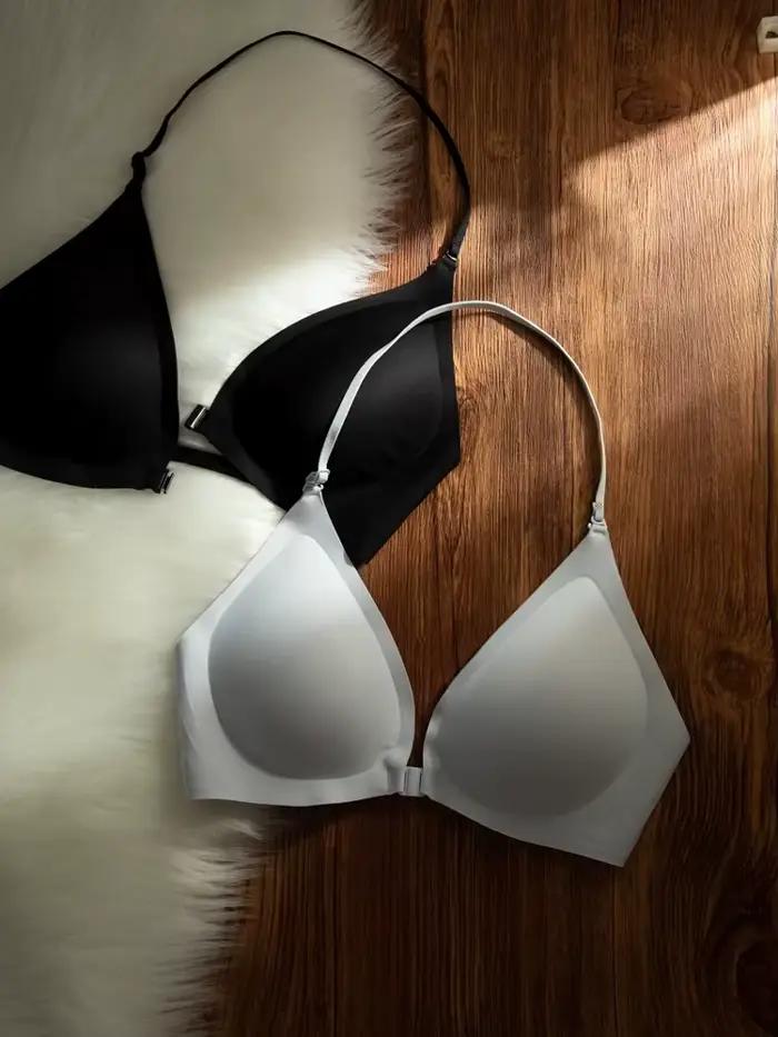 Soutien-gorge dos nu multi-positions pour femme, à fines bretelles réglables, sans armatures, avec soutien latéral, léger, pour l'été, S-XL