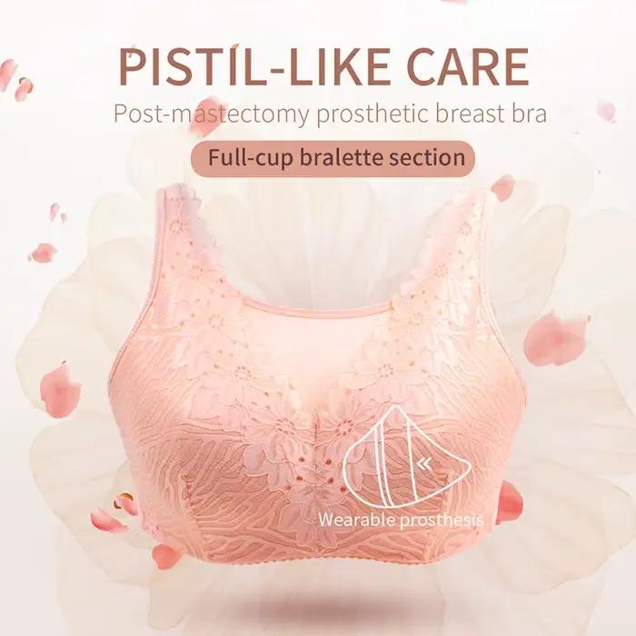 Soutien-gorge de mastectomie super doux et confortable 75-100BC, soutien-gorge pour prothèses mammaires avec poches pour femmes atteintes d'un cancer du sein