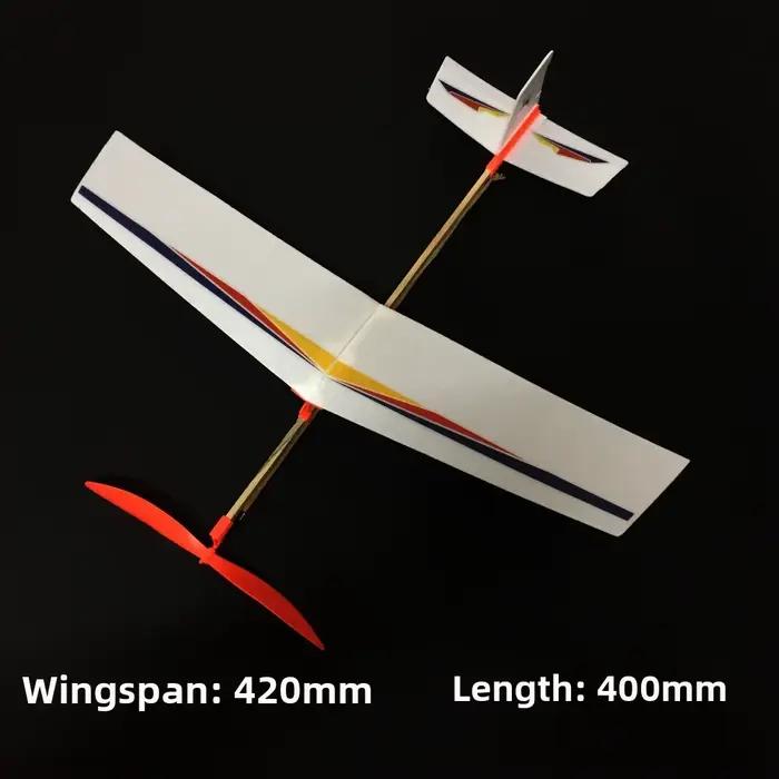 Nouveau Modèle de Planeur Léger Populaire 3 Styles Hélicoptère à Bande Élastique pour Compétition de Vol Étudiant en Extérieur