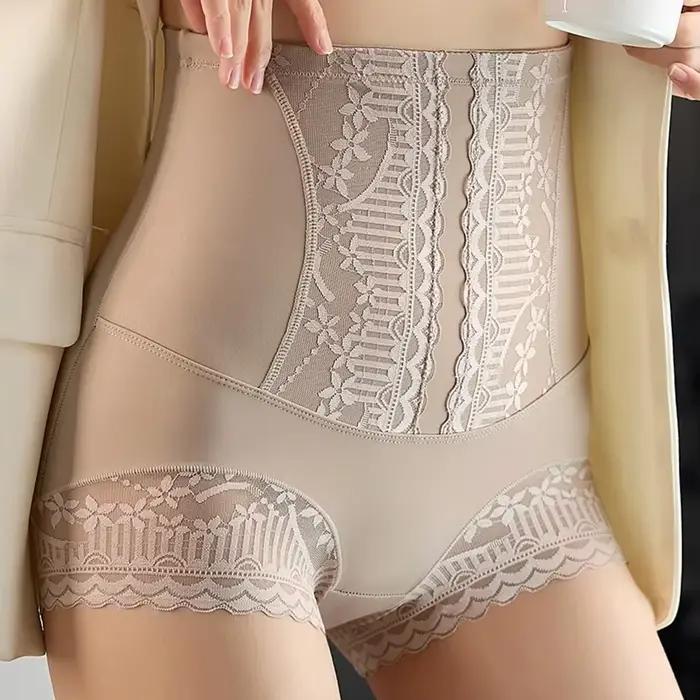 Culotte gainante taille haute pour femme, effet remonte-fesses, amincissante ventre plat, post-partum