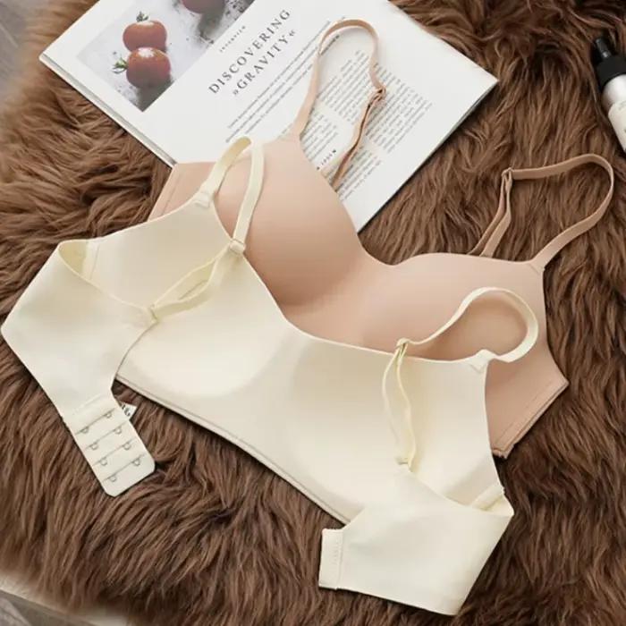 Soutien-gorge tubulaire sans couture pour petite poitrine pour femmes, soutien supérieur sans fil, Lingerie Sexy, solide, sous-vêtements intimes féminins
