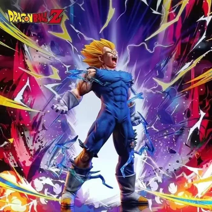 Figurine de Dessin Animé Dragon Ball Z, Majin Vegeta, 27cm, Super Saisuperb, Statue en PVC, Modèle de Jouets, Cadeau