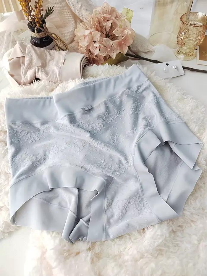 Culotte taille haute grande taille en coton pour femmes, sous-vêtements antibactériens sans couture, nouvelle culotte respirante 2025