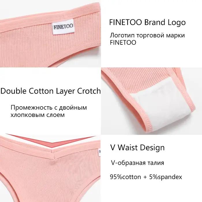 Culotte brésilienne en coton pour femmes, sous-vêtements Sexy, taille en V, couleur unie, taille basse, sans couture, Lingerie intime
