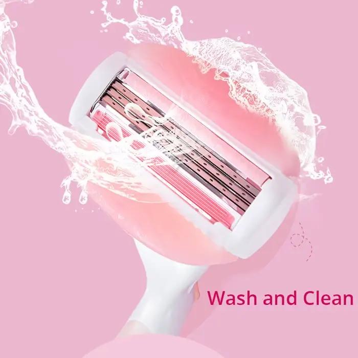 Gillette Venus-Lame de rasoir avec spa lisse pour femme, lame de rasage tranchante à 3 couches, tête de rechange, cadeaux pour dame, courbe du corps