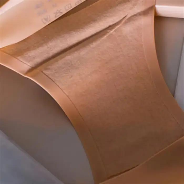 Culotte Sexy à ceinture fine pour femmes, sous-vêtements brésiliens sans couture, slips confortables pour filles, Lingerie en soie glacée