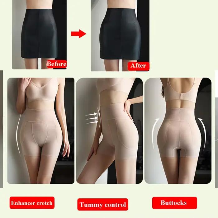 Bout à bout rehausseur sous-vêtements taille haute femmes ventre serrage culotte hanche Shapewear fesses corps Shaper bout à bout coussin culotte