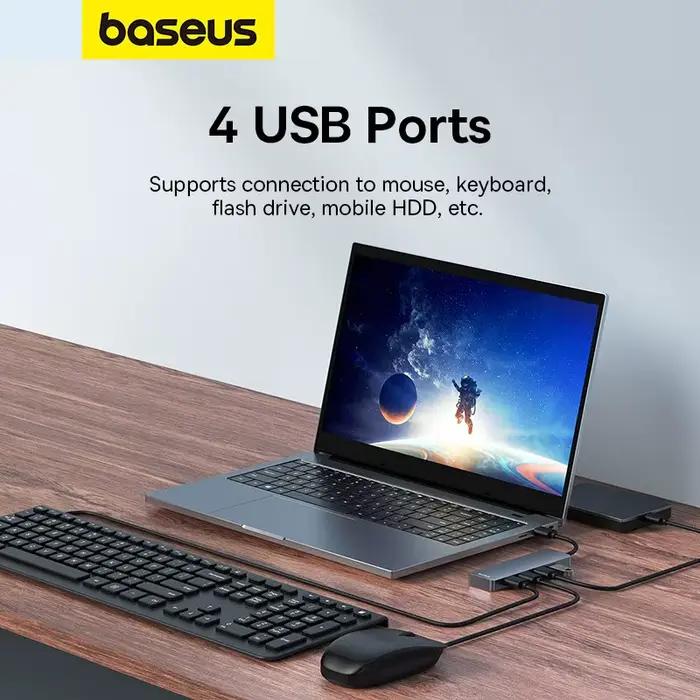 Bas192.- airies USB 3.0 4 ports ABS pour ordinateur portable, adaptateur multi-séparateur pour Xiaomi, Lenovo, Macbook, PC, accessoires informatiques