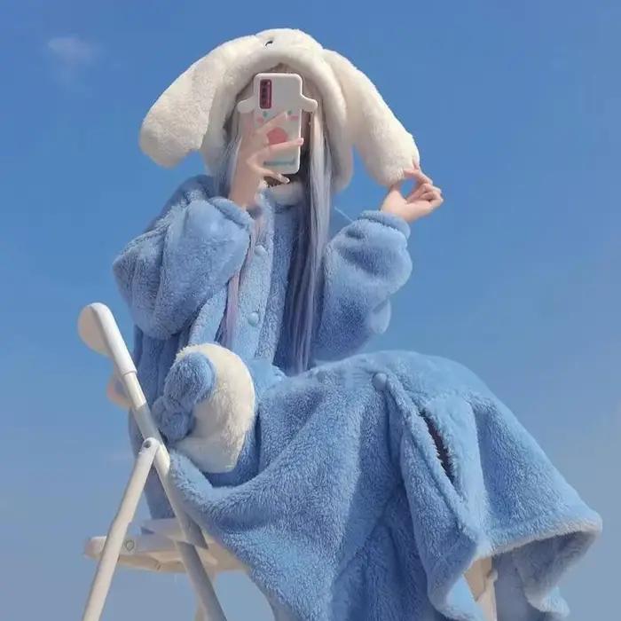 Pyjamas hiver femmes nuisette à manches longues pyjamas robe de nuit vêtements de nuit robe chemises de nuit femme chambre porter dames hiver