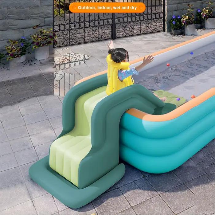 Toboggan de piscine gonflable pour enfants, parc aquatique, toboggan Anti-basculement, toboggan gonflable, Center de jeu, toboggans gonflables