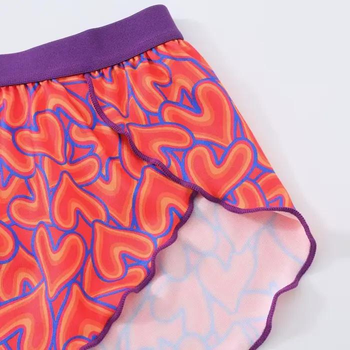 Culotte érotique léopard pour femme, sexy, style plage, avec fente, lingerie féminine, slip de bain ample, lingerie sexy, culottes féminines