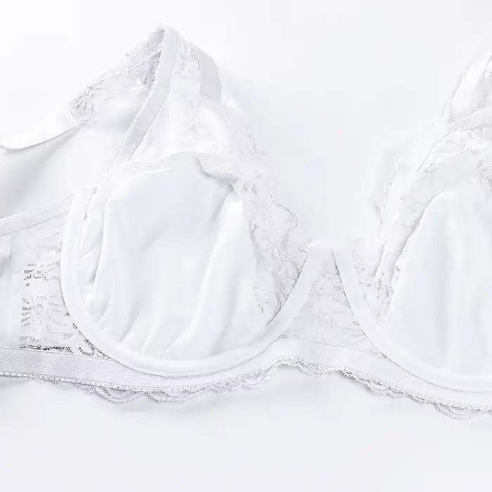 Soutien-gorge sexy en dentelle avec armatures pour femmes de grande taille occasions spéciales