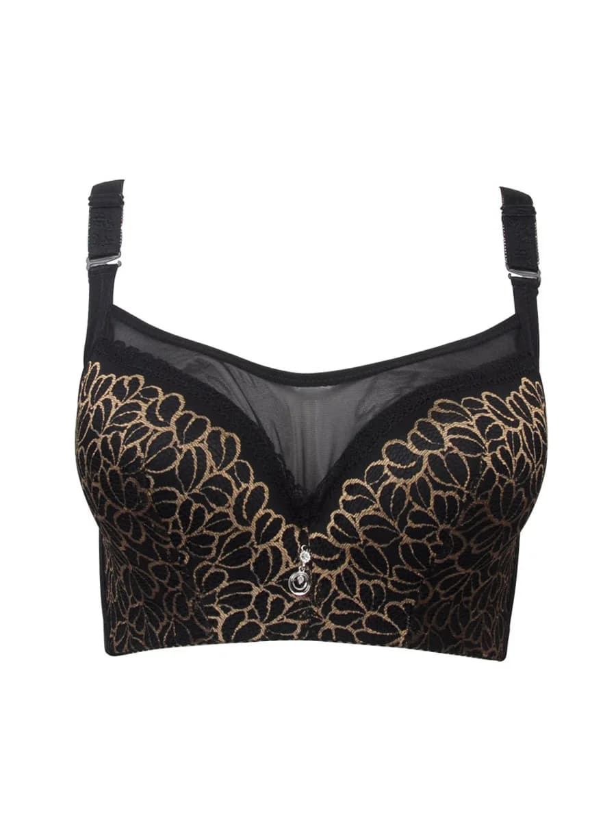 Soutien-gorge sexy grande taille pour femme, bonnets B C D E, tailles 75 80 85 90 95 100 105, en den