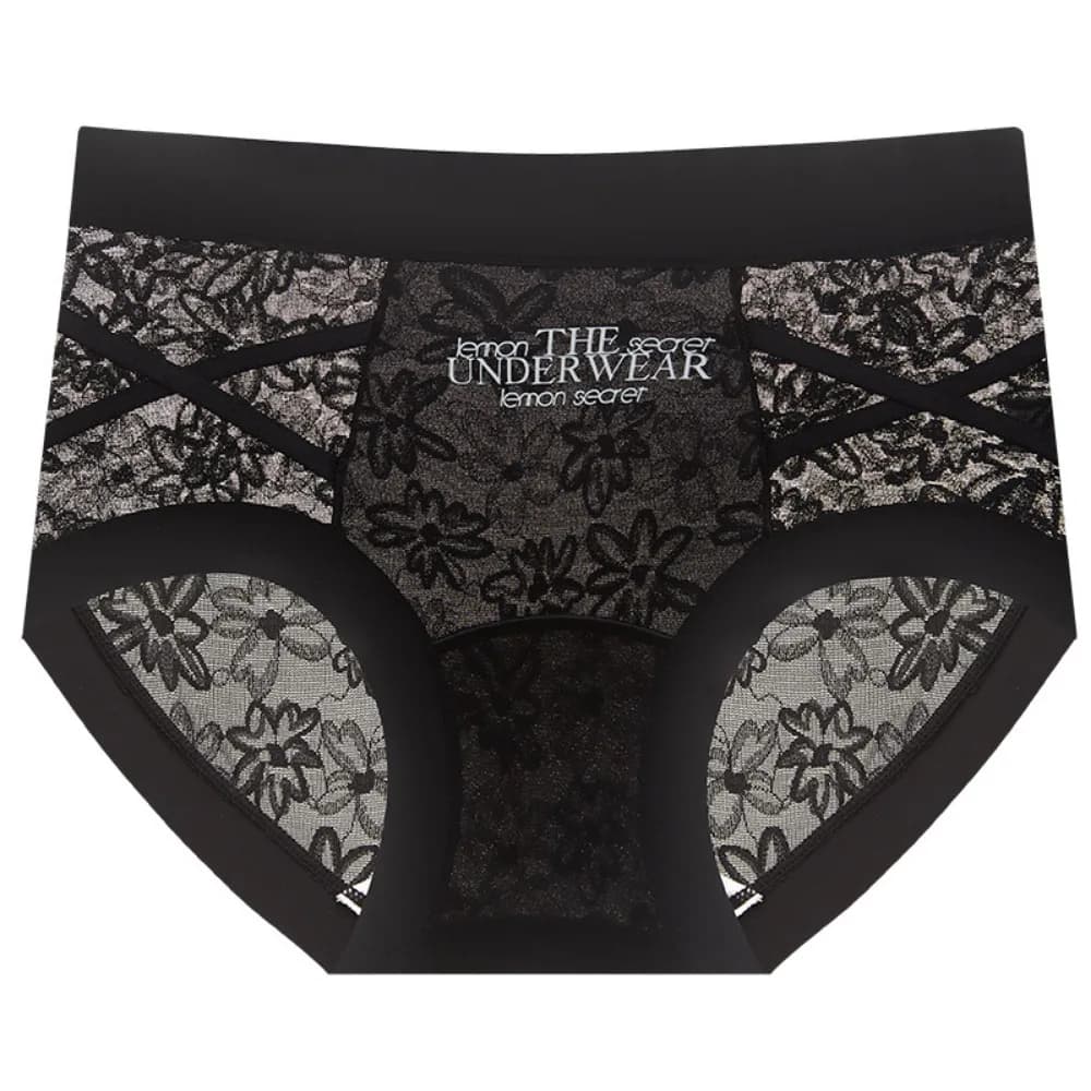 Culottes en dentelle style français, transparentes en maille, en satin de soie, patchwork, taille ba