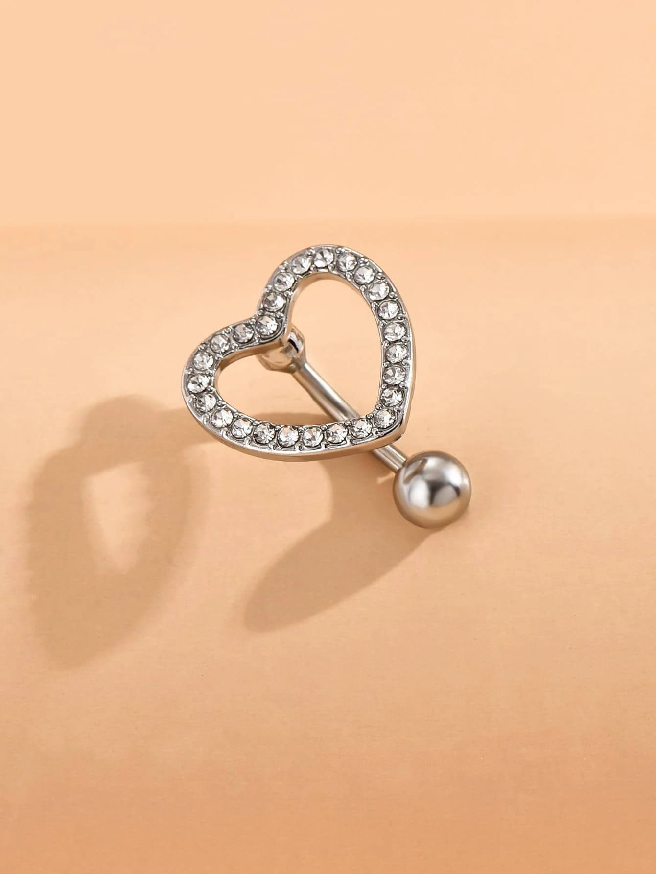 Bague de nombril en Zircon scintillant pour femmes, bijoux de corps à la mode