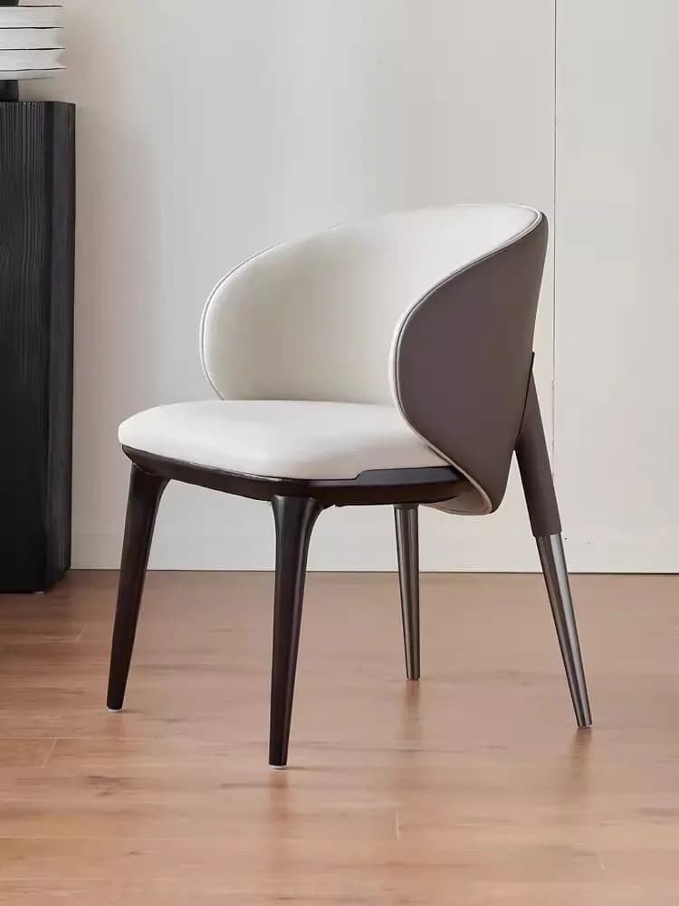 Chaise de salle à manger en bois massif, Design moderne, cuisine, appartement, bureau, café, luxe, R