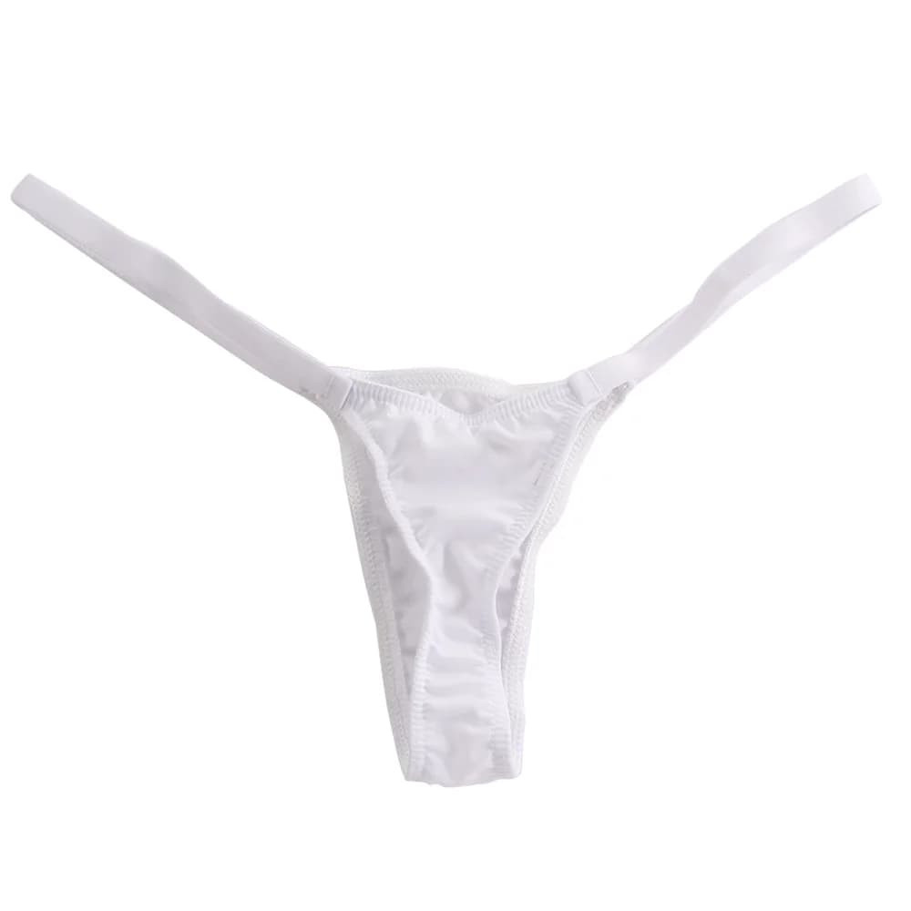 String taille basse pour femme, sous-vêtements sexy, string au lait, costume 03/Wear