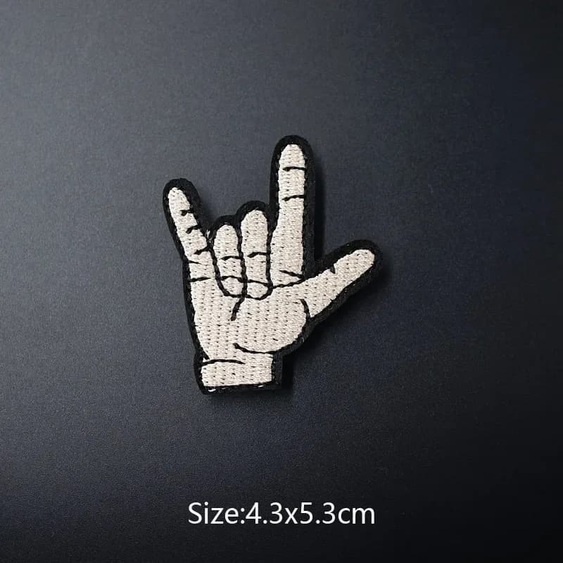 Rock Boom – Badges de Bus, patchs décoratifs pour vêtements, broderie, matériel de couture