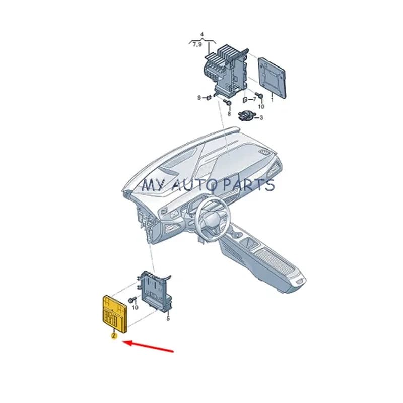 Module de commande de carrosserie de véhicule avancé 1EA937089H 1EA937089H pour système ID3 ID4 ID5
