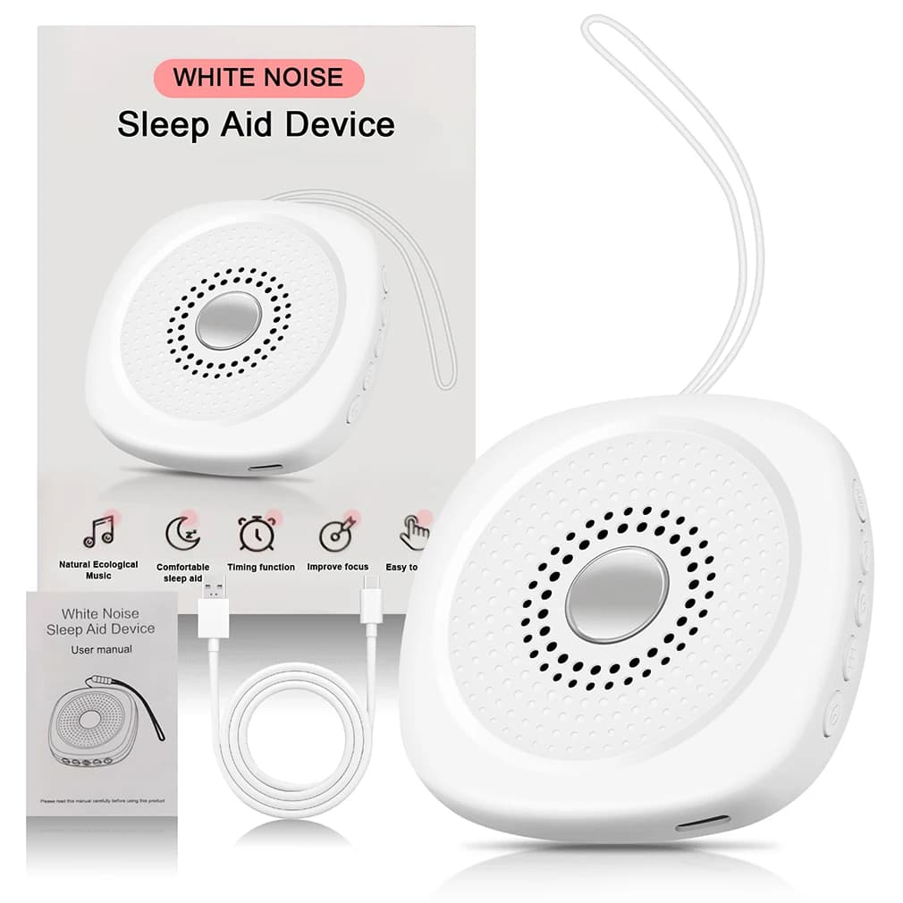 Appareil portable d'aide au sommeil pour bébé, bruit blanc, soulagement de l'insomnie, aide au somme