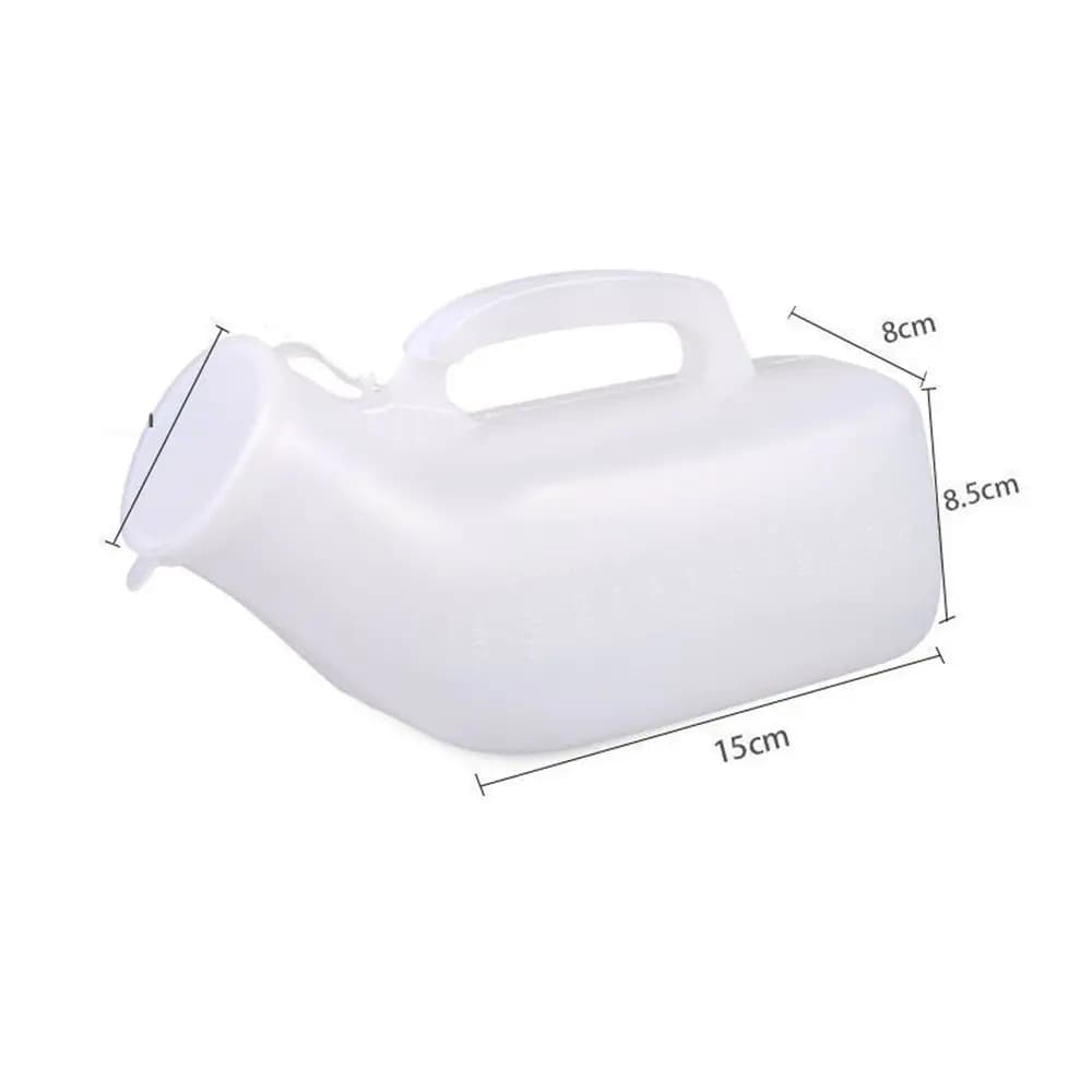 Urinoir de Nuit de Grande Capacité avec Couvercle pour Homme, Bouteille Urinaire Portable, Aide au P