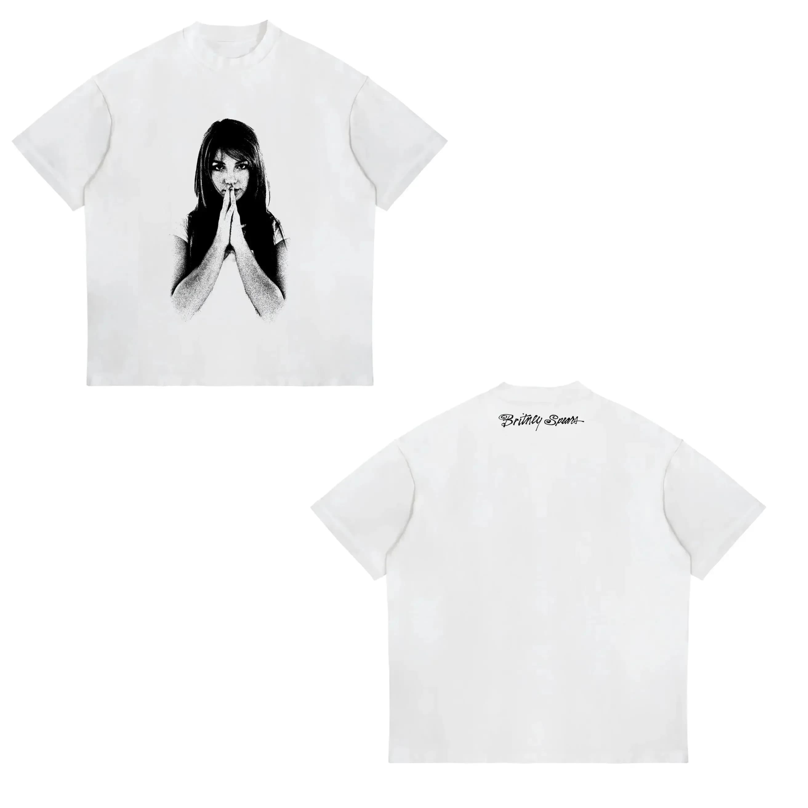 Nouveau T-shirt Rétro Britney Spears Bubble Gum Balloon 2026 Printemps-Été Mode Décontractée Imprimé
