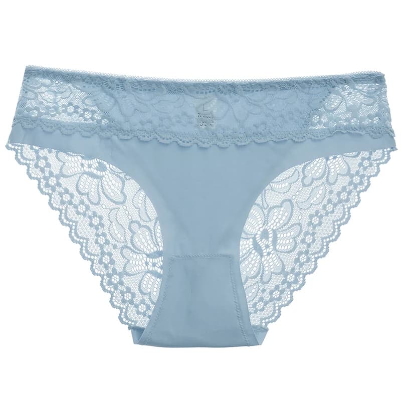Dentelle femmes culottes Sexy sous-vêtements féminins sans couture dames slips taille basse Lingerie