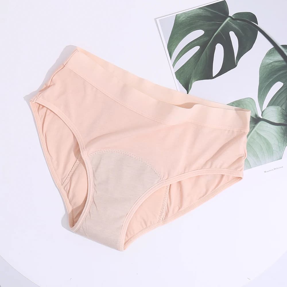 Culotte Menstruelle à 4 Couches en Bambou Peirod, Sous-Vêtements Absorbants, pour Femme